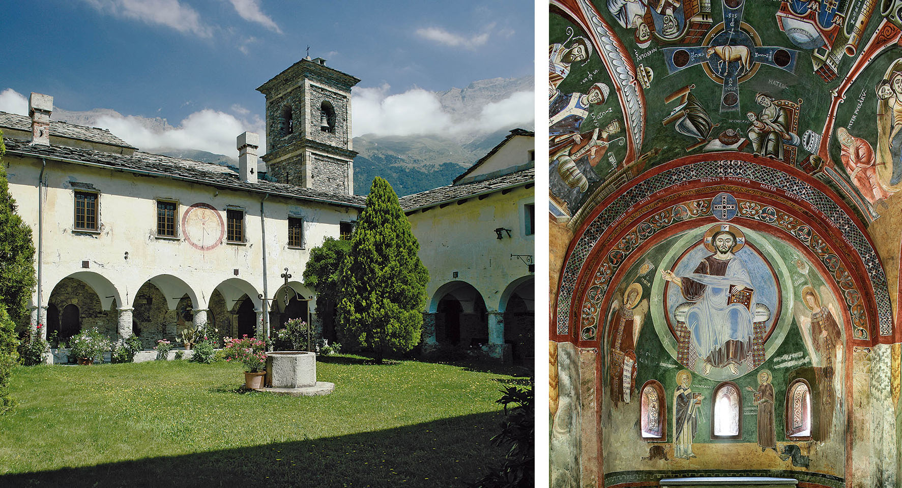L'Abbazia di Novalesa e gli affreschi della Cappella di San Eldrado